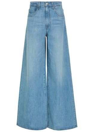 Paige Cameron Wide-leg Denim Jeans - Light Blue - 27 (W27 / UK8-10 / S)