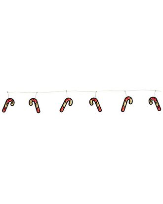 Melrose International Candy Cane Ekkolight Garland