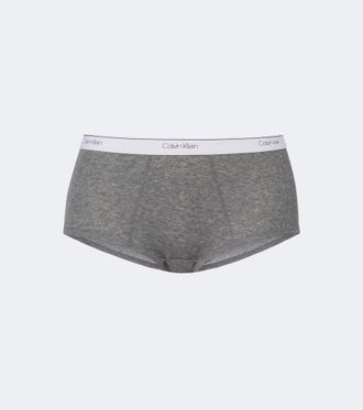 Calvin Klein Slip Tha&iuml;s in misto cotone a coste