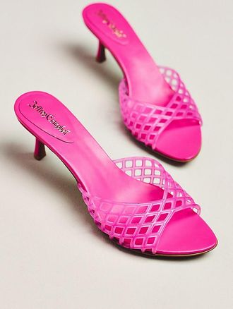 Jeffrey Campbell Seablue Heeled Jelly Sandals