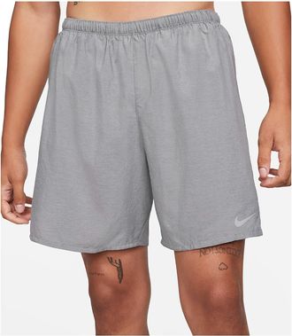 Nike Challenger Mens Brief-Lined 7 Running Shorts Smoke Grey Heather CZ9066-084
