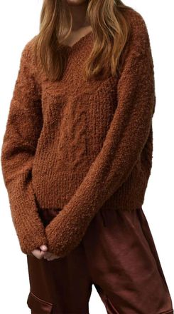 M&eacute;lissa Nepton Lilah Sweater In Rich Brown