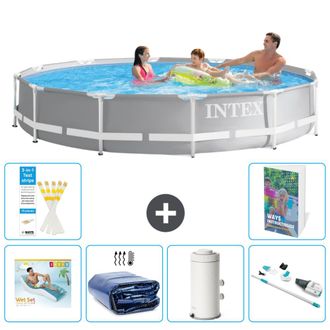 Intex Piscina Prism Frame Redonda - 366x76 Cm - 7-piezas S87
