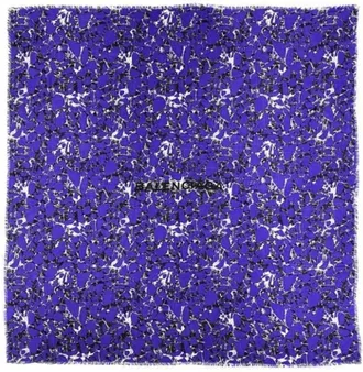 Balenciaga Pre-owned Stole - - Pre-owned - Donna - Blu - ONE SIZE