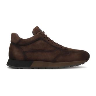 Kazar Schoenen, Heren, Bruin, 46 EU, Su&egrave;de, Kazar Bruin Gevlamde Su&egrave;de Sneakers