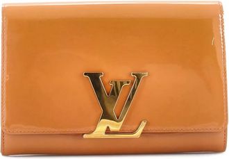 Louis Vuitton Louise Patent MM clutch bag - Beige