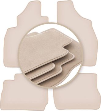 OEM Alfombrillas Premium Beige Para: Mitsubishi Pajero Pinin Suv 1999-2006