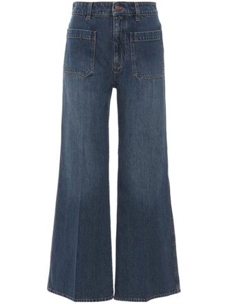 Chloé Jeans svasati - Blu