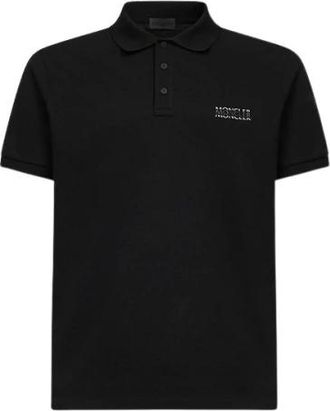 Moncler Tops, Heren, Zwart, L, Polo Shirts