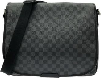 Louis Vuitton Pre-owned Damier Graphite Schoudertas - Dames - Vintage Schoudertas - Zwart - ONE Size - Vintage