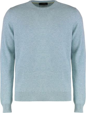 Moorer Maglione a girocollo a maniche lunghe - Blu