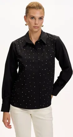 Exquise Jamie Plaid Shirt in Black at Nordstrom, Size X-Large