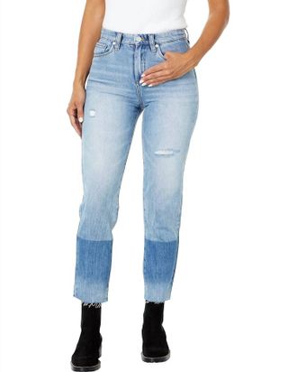 Blank NYC The Madison High-Rise Crop Denim In Side Lines
