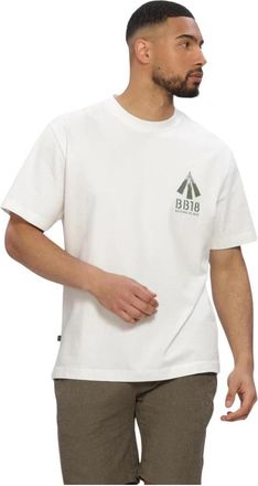 Butcher of Blue Army Carlow Loose Tee - Heren - T-shirts - Wit - M - Katoen - Tops
