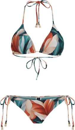 Lygia & Nanny Bikini Maya con stampa - Blu