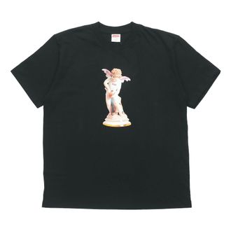 SUPREME Cupid Tee Black Angel Printing Short Sleeve Unisex SUP-SS19-686