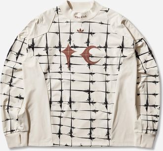 adidas Men s Thug Club Goalie Longsleeve T-Shirt Cream White