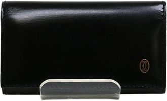 Cartier Pre-owned Wallets, female, Black, Size: ONE SIZE Pre-owned Leather Key-holder