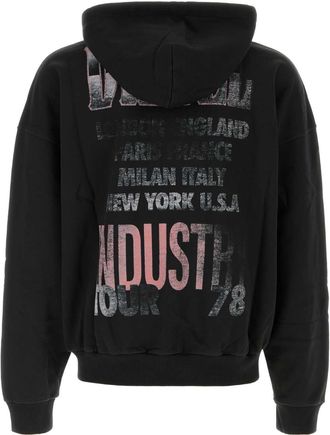 Diesel Distressed Graphic Sweatshirt - Black