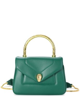 Tiffany & Fred Leather Top Handle Satchel