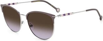 Carolina Herrera CH 0037/S KTS/QR Womens Sunglasses Purple Size 58
