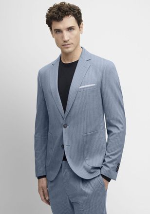Cinque Anzugsakko CINQUE CIDATI, Herren, Gr. 46, blau (taubenblau), Web, Obermaterial: 60% Polyester, 35% Viskose, 5% Elasthan, regular fit, mit Kn&ouml;pfen, Sak