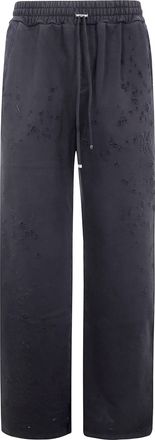 Amiri Ma Shotgun Embroidered Straight Sweatpant