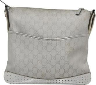 Gucci Pre-owned Vintage Cross Body Bag - unisex - Vintage Schoudertas - Grijs - ONE Size - Vintage
