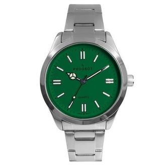 Peugeot Sport Stainless Steel Bracelet Watch- 36MM in Green at Nordstrom