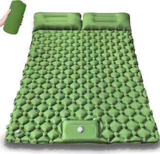 No Brand Colchoneta Autoinflable Para Dormir - Tama&ntilde;o Extragrande - Colchoneta Para Dormir Al Aire Libre Para 1/2 Persona - Colch&oacute;n De Camping - Colchoneta Peq