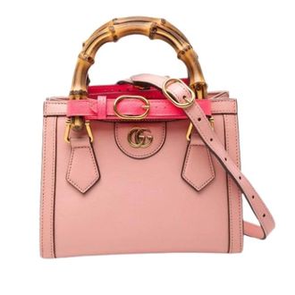 Gucci Pre-owned Diana Mini Bag - Dames - Pre-owned - Roze - Maat: ONE Size Leer