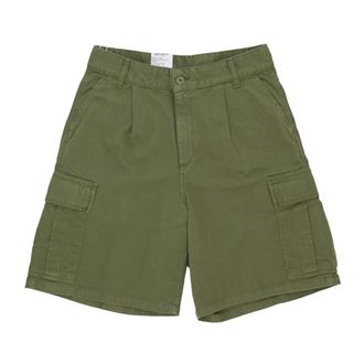 Carhartt Work in Progress Casual Shorts, male, Green, W28, Cargo Shorts Light Fabric