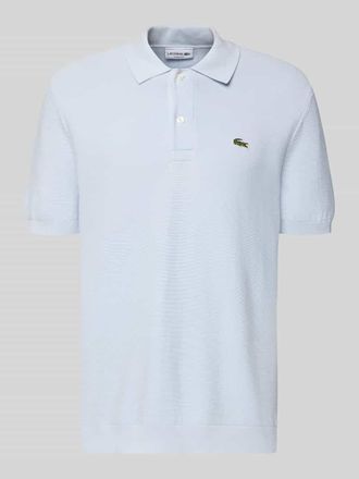 Lacoste Regular Fit Poloshirt aus reiner Baumwolle in Hellblau, Gr&ouml;&szlig;e XXXL