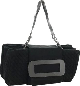 Bottega Veneta Pre-owned Shoulder Bags, female, Black, Size: ONE SIZE Pre-owned Vintage Hand Bag