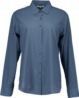 Xirena Beau Shirt - Dames - Overhemden - Blauw - XS - Katoen - Overhemden