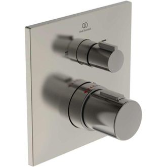 Ideal Termostato De Ba&ntilde;o Ids Ceratherm C100 Up-kit 2 Silver Storm