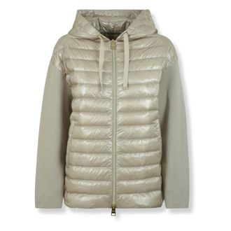 Herno Down Jackets, female, Gray, Size: 3XL Chantilly Jacket