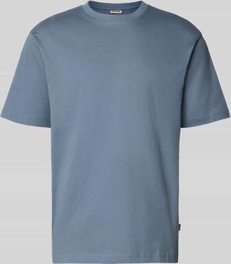 Only & Sons Relaxed Fit T-Shirt aus reiner Baumwolle Modell FRED LIFE in Jeansblau, Gr&ouml;&szlig;e XXL