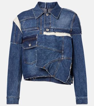 sacai Patchwork denim jacket