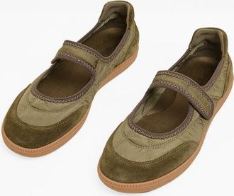 Charlotte Stone Garcia Ballet Sneaker in Olive at Nordstrom, Size 11