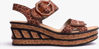 Rieker 68176-90 Womens Sandals Brown - Size UK 7.5