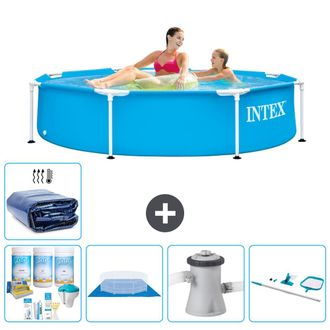 Intex Piscina Con Estructura Redonda - 244x51 Cm - 7-piezas S20401