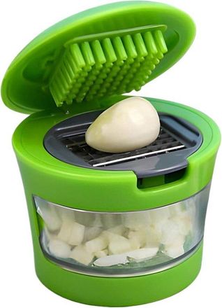 OEM Prensa De Ajos, Prensa De Ajos Con Cuchillas De Acero Inoxidable, Prensa De Ajos Para Cocina, Camping Y Picnic