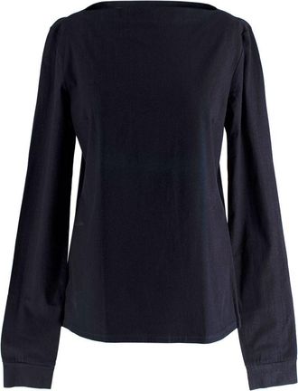 Prada Indigo Long Sleeve Top Size L