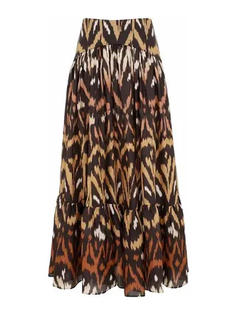 Zimmermann Aster Midi Skirt