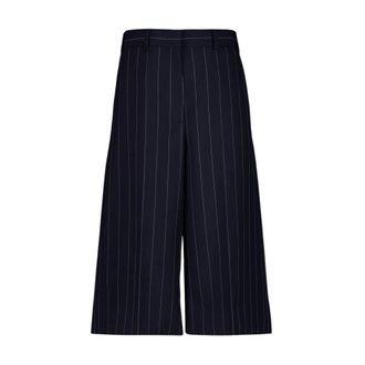 Stella McCartney Dames, Broeken, Blauw, Maat: XS Wol
