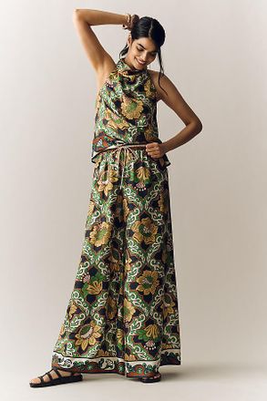 Alemais Liana Silk Palazzo Pants