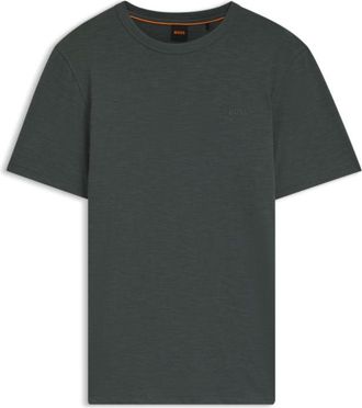 BOSS Cotton-jersey T-shirt with logo detail