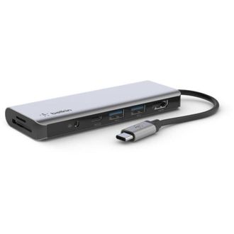 Belkin Adaptador Belkin Avc009btsgy Hub Usb-c 7 En 1 Sd, Microsd, A