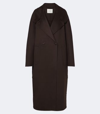 Lisa Yang Double-breasted wool and cashmere coat